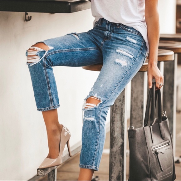 1 LEFT‼️ Vintage Wash Cropped Jean - Picture 6 of 8